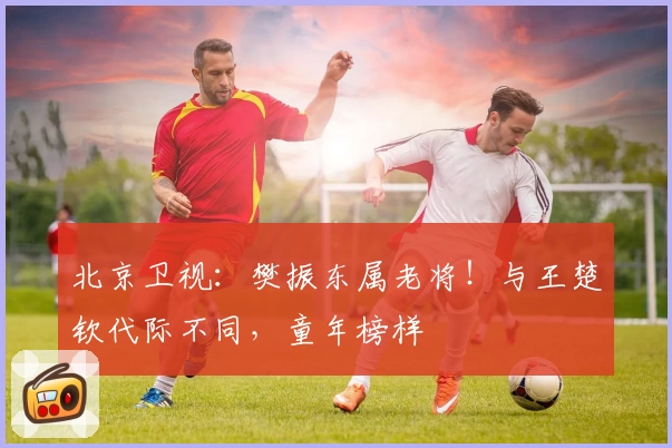 北京卫视：樊振东属老将！与王楚钦代际不同，童年榜样